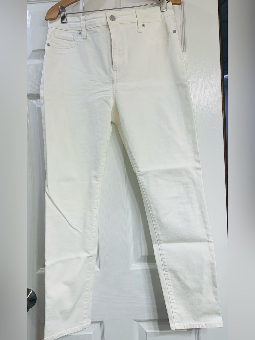 Lucky Brand, Size 31, White Skinny Jeans
